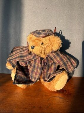 Vintage Wellington Sherlock Holmes Teddy Bear by The English Teddy Bear Company